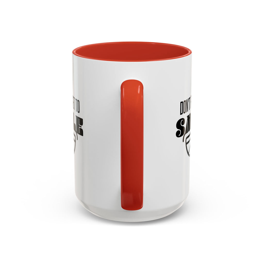 Don't Forget To Smile Mug, Motivational Drinkware, Home Office Decor, Gift for Friends, Cheer Up Gifts, Don't Forget to Smile
