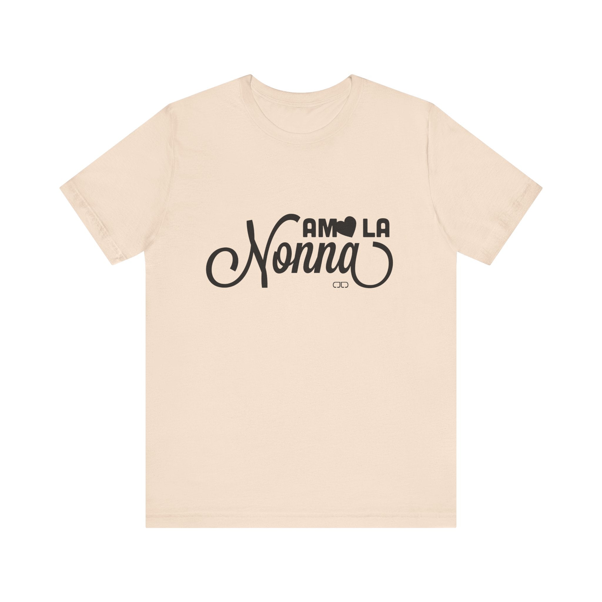 Amo La Nonna Tee | Unisex Jersey Short Sleeve Shirt, Love for Grandma, Gift for Mother's Day, Cute Family Tee, Comfortable Casual Wear