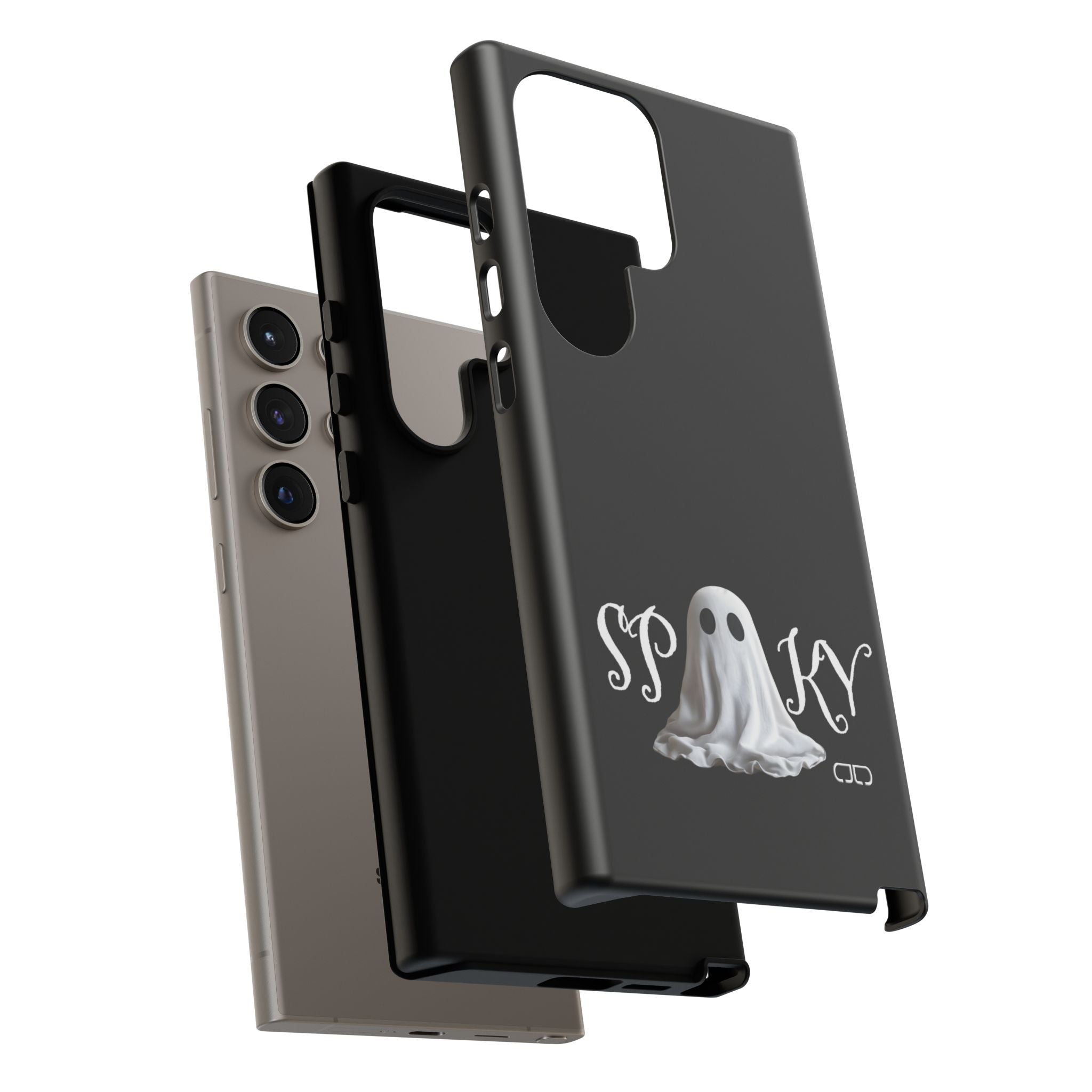 Spooky Ghost Phone Case, Halloween Accessories, Cute Phone Cover, Unique Gift for Ghost Lovers, Trendy Smartphone Decor