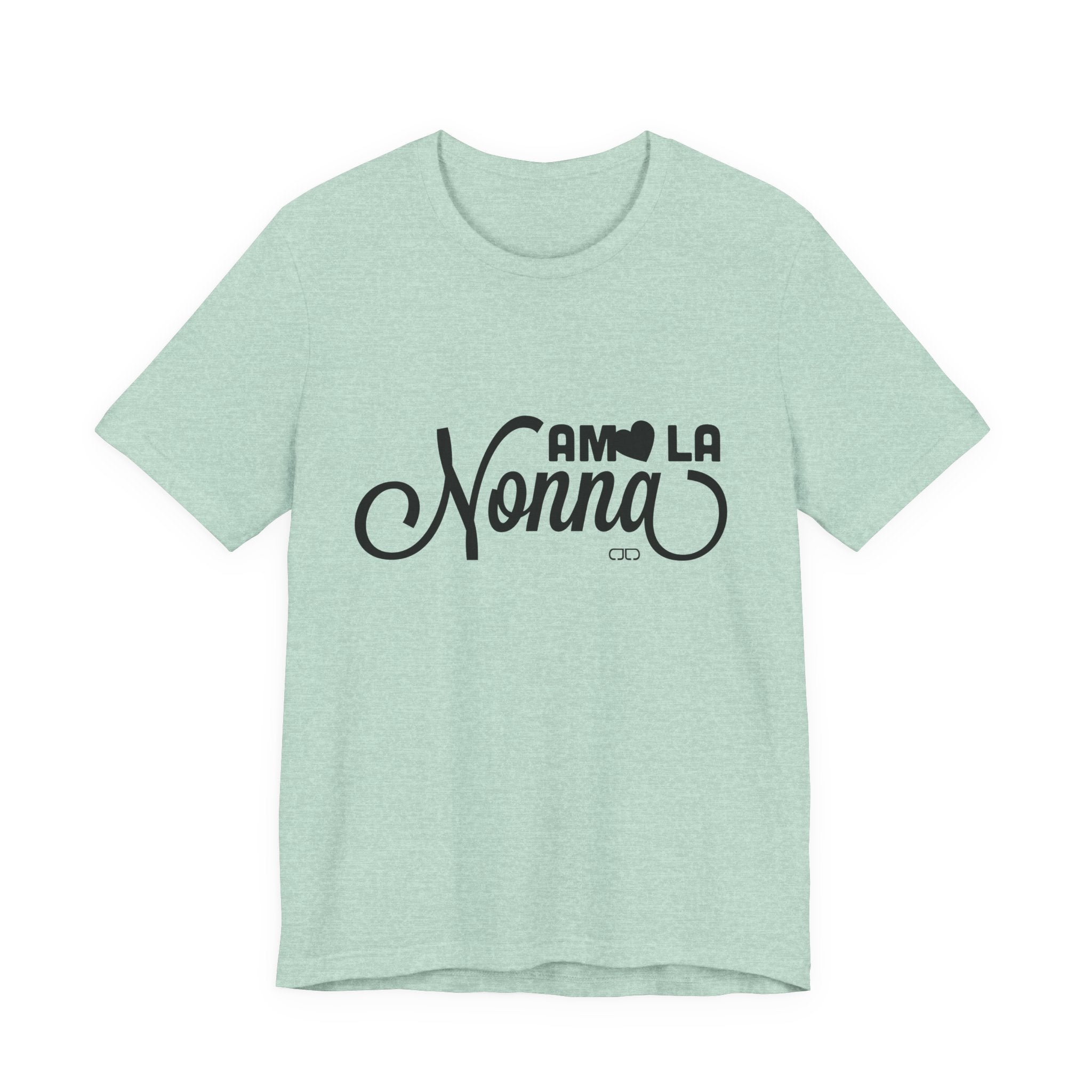 Amo La Nonna Tee | Unisex Jersey Short Sleeve Shirt, Love for Grandma, Gift for Mother's Day, Cute Family Tee, Comfortable Casual Wear
