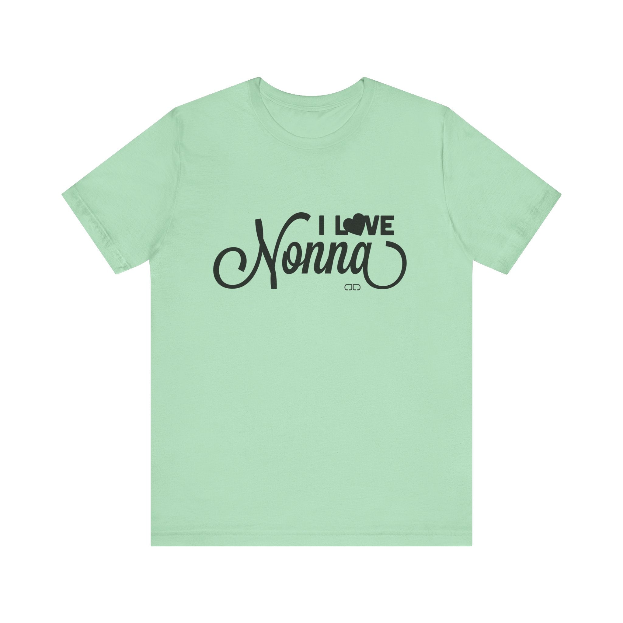 I Love Nonna Unisex Jersey Short Sleeve Tee, Gift for Grandma, Mother's Day, Family Reunion, Comfortable Casual Wear, Cozy Tee