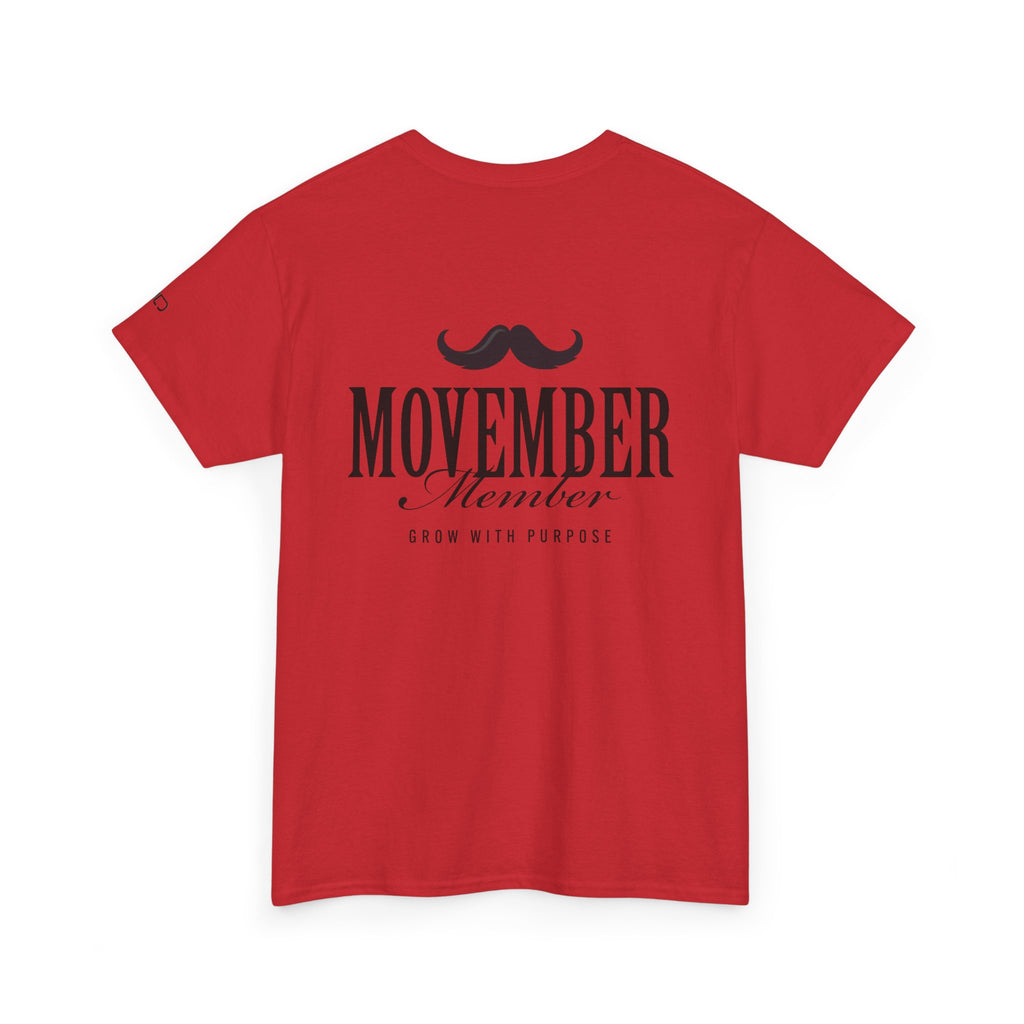 Movember Member  | Comfortable Cotton Shirt, Gifts, Fundraisers, Casual Wear, Everyday Style