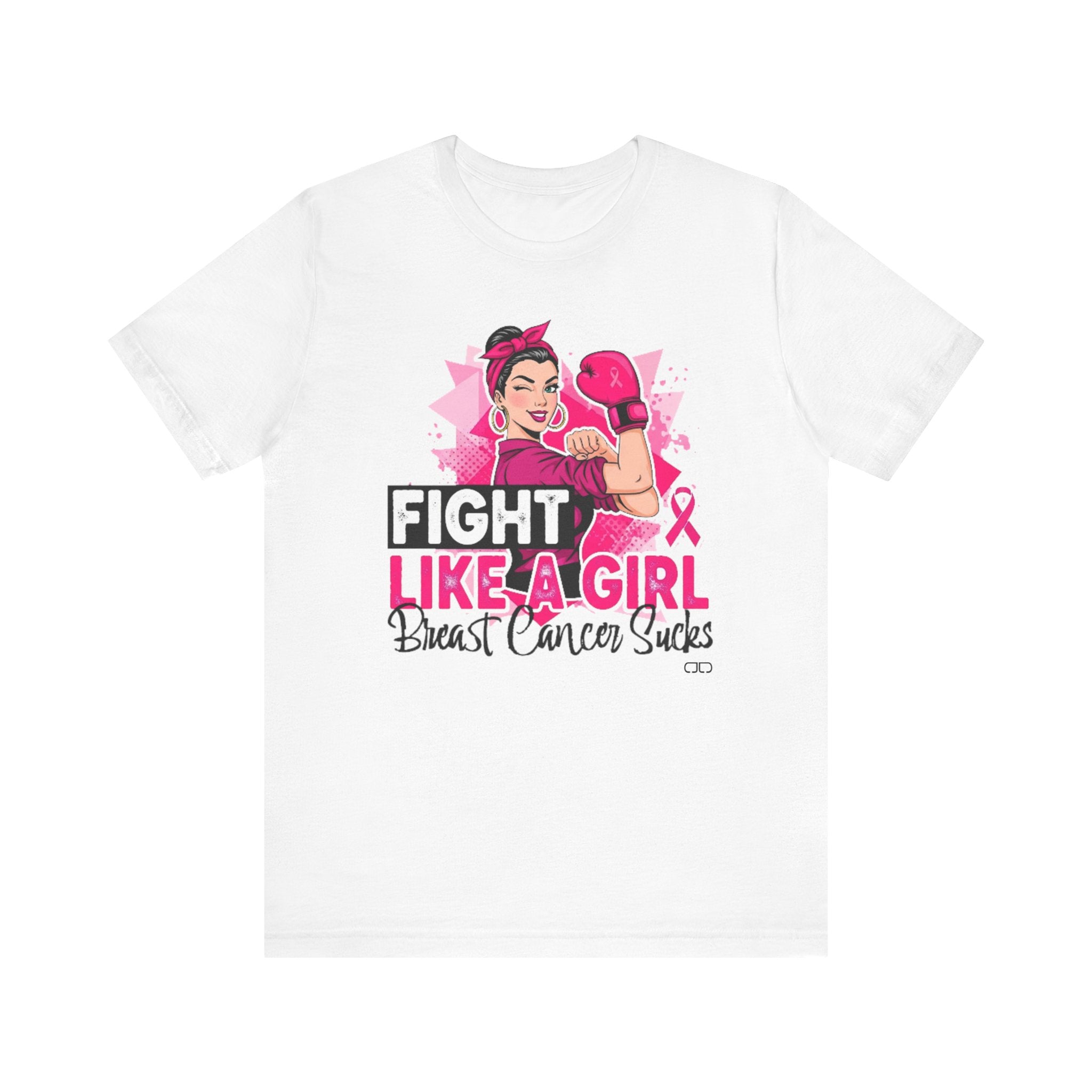 Fight Like a Girl Breast Cancer Awareness Tee, Unisex T-Shirt, Support Women's Health, Gift for Survivor, Motivational Graphic Tee