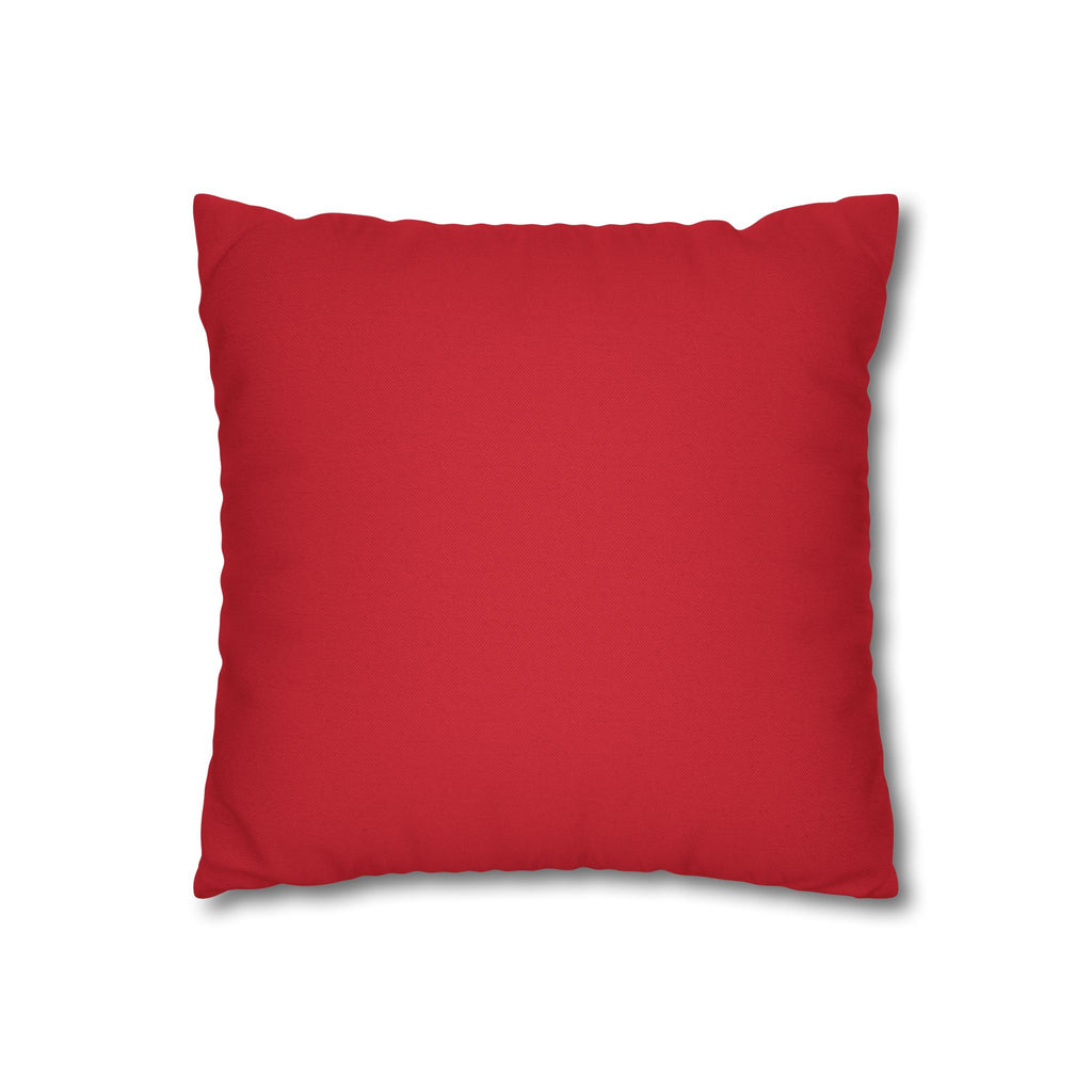 Bless Your Hearth Christmas Pillowcase — Holiday Fireplace Throw Pillow Cover