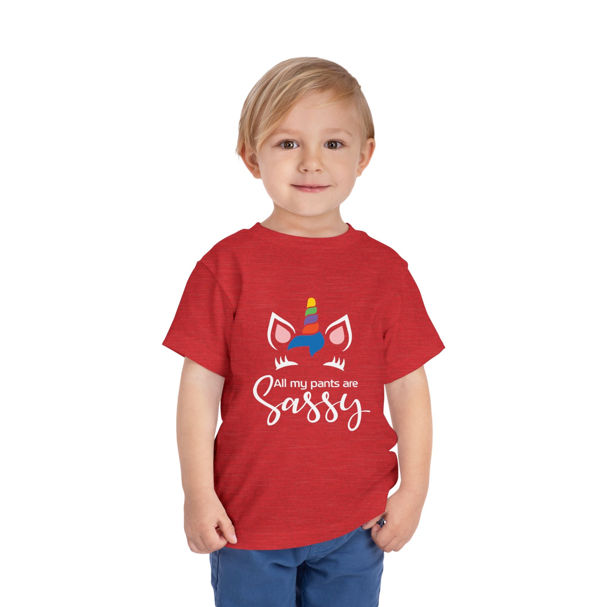Sassy Pants Unicorn Toddler Tee, Cute Child's Shirt, Birthday Gift for Kids, Playful Unicorn T-Shirt, Adorable Toddler Gift, Kids Party