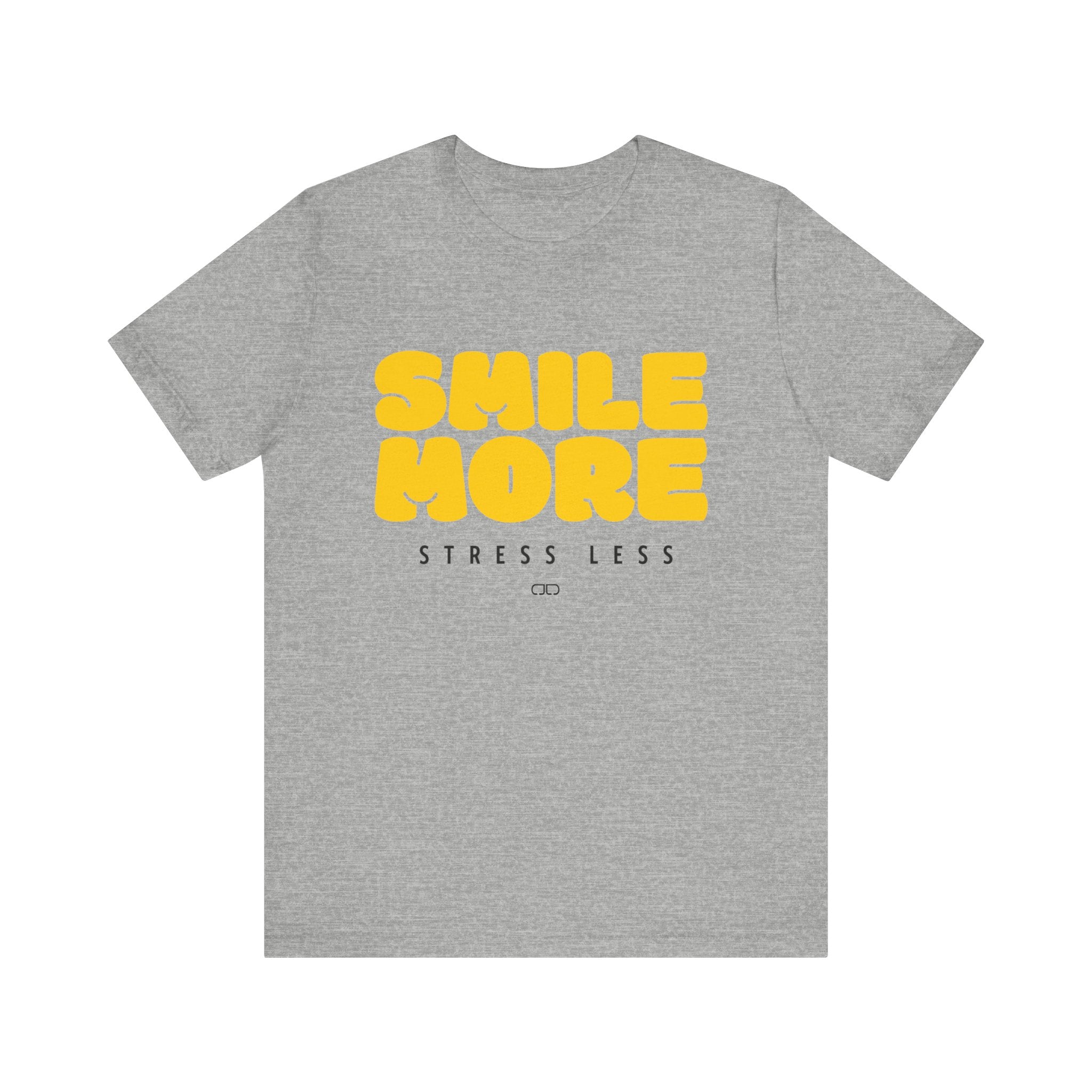 Smile More Tee - Unisex Jersey Short Sleeve T-Shirt, Relaxed Fit, Positive Vibe Tee, Casual Wear, Gift for Friends