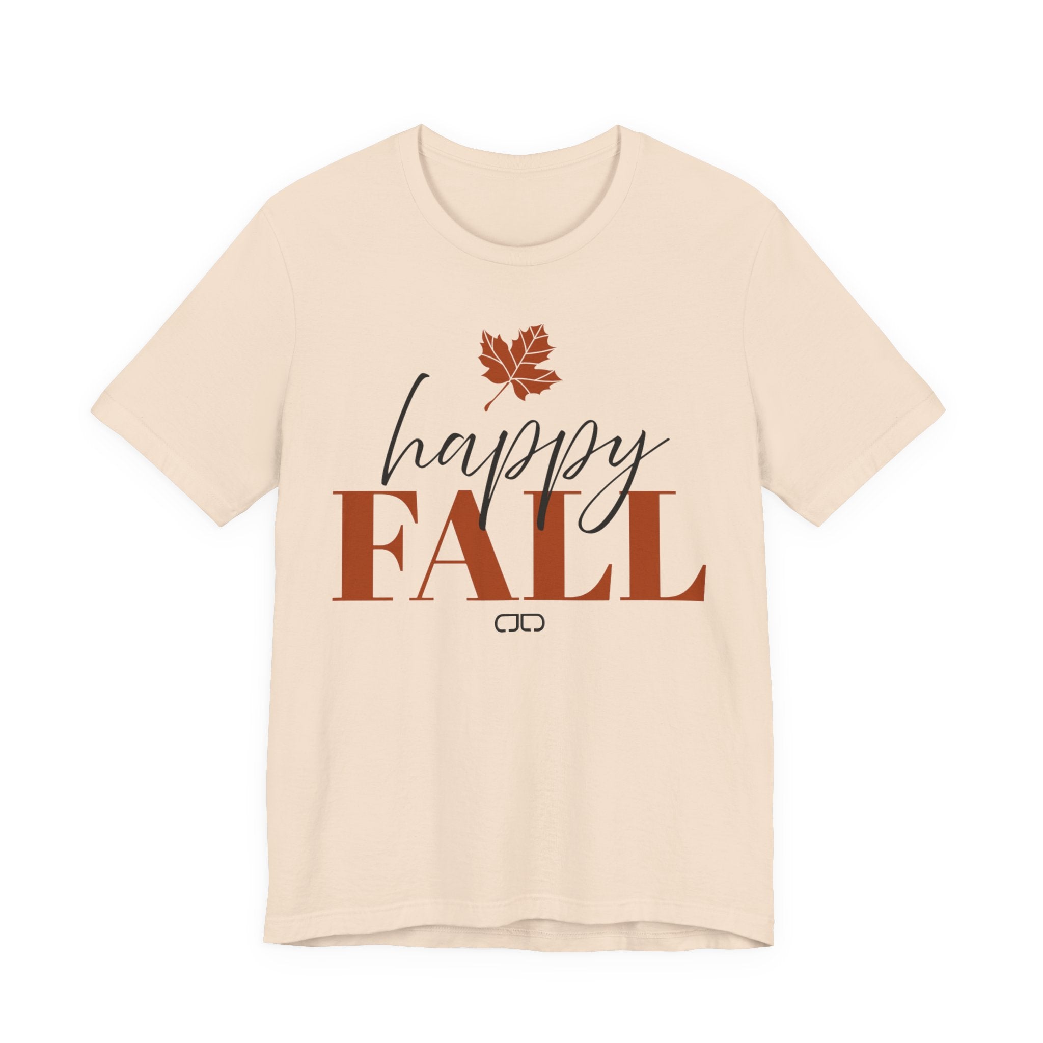 Happy Fall Tee – Autumn Leaf Graphic Short Sleeve Shirt