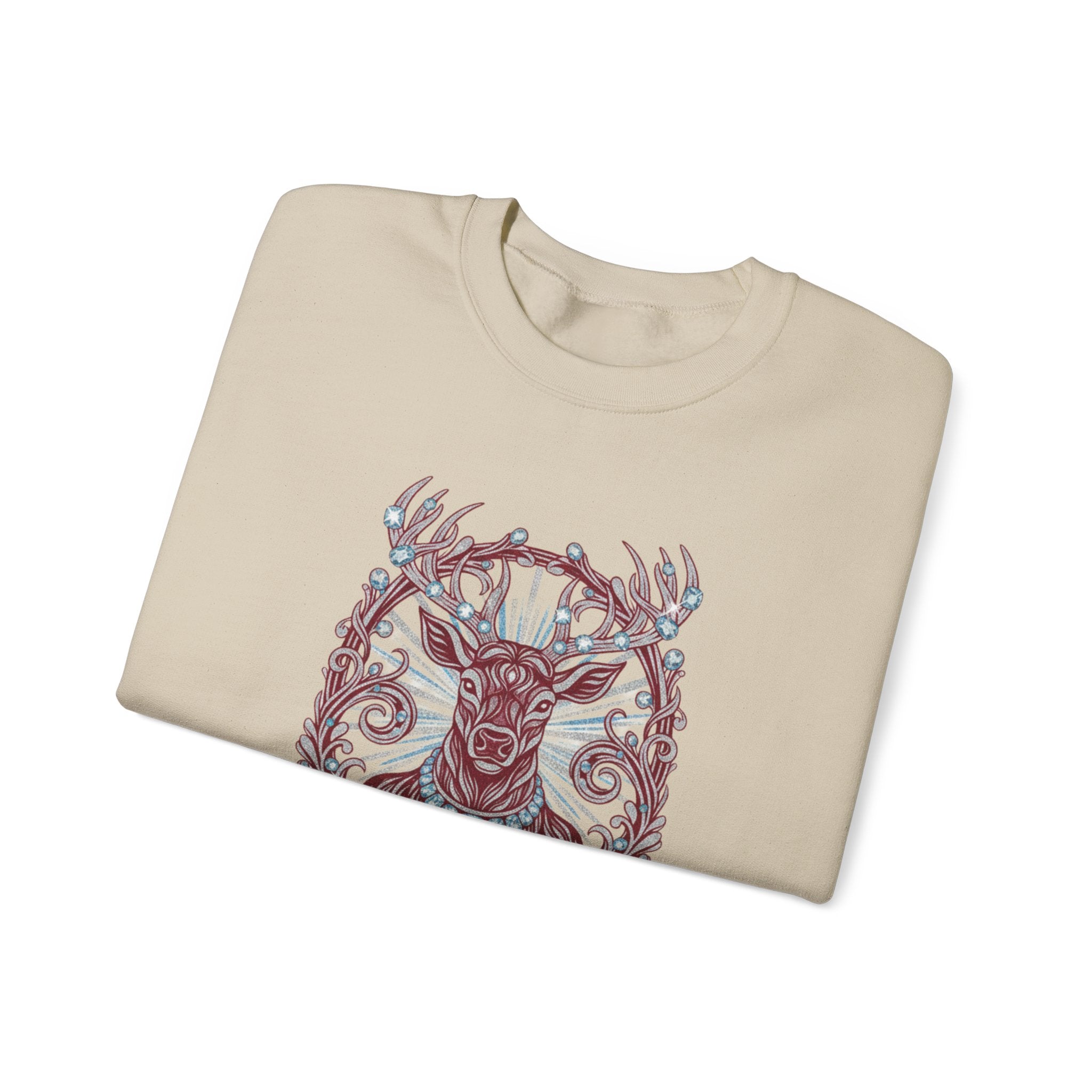 Rhinestones & Reindeer Crewneck Sweatshirt