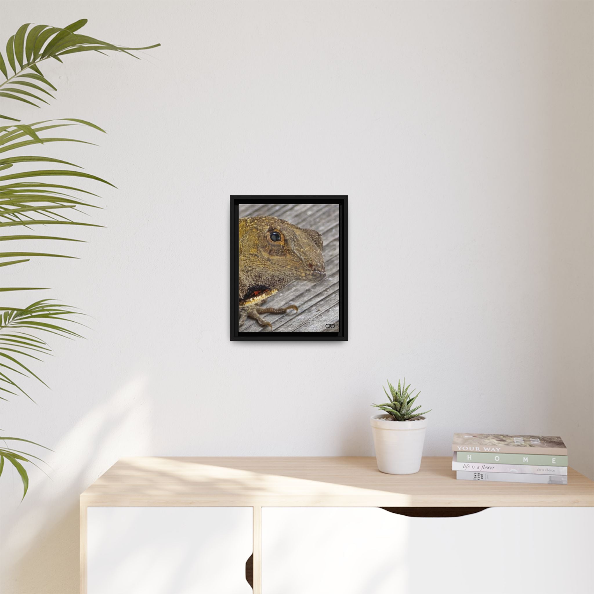 Brown Anole Art Print | Multi-color Reptile Decor | Home & Office Wall Art, Nature Lover Gift, Unique Animal Artwork, Birthday Decor