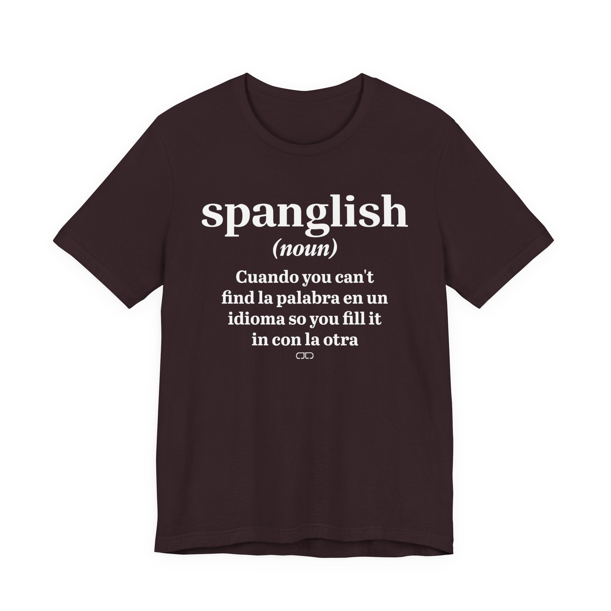 Spanglish Definition Tee, Bilingual T-Shirt, Unisex Language Shirt, Gift for Spanish Learners, Fun Casual Wear